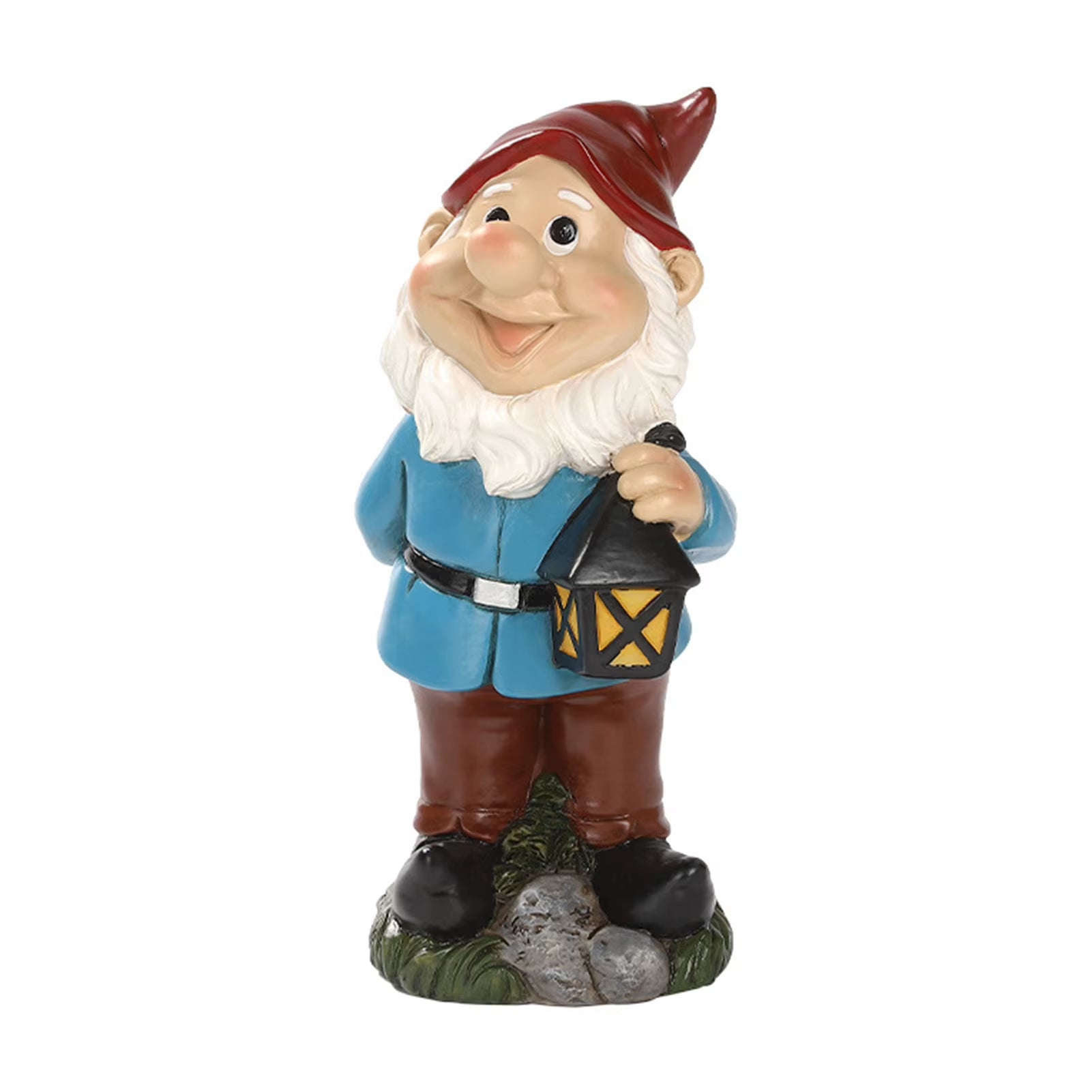 Funny Resin Garden Gnome Statue Cartoon Naughty Dwarfs Figurines Small Sculptures Creative Decoration for Lawn Garden